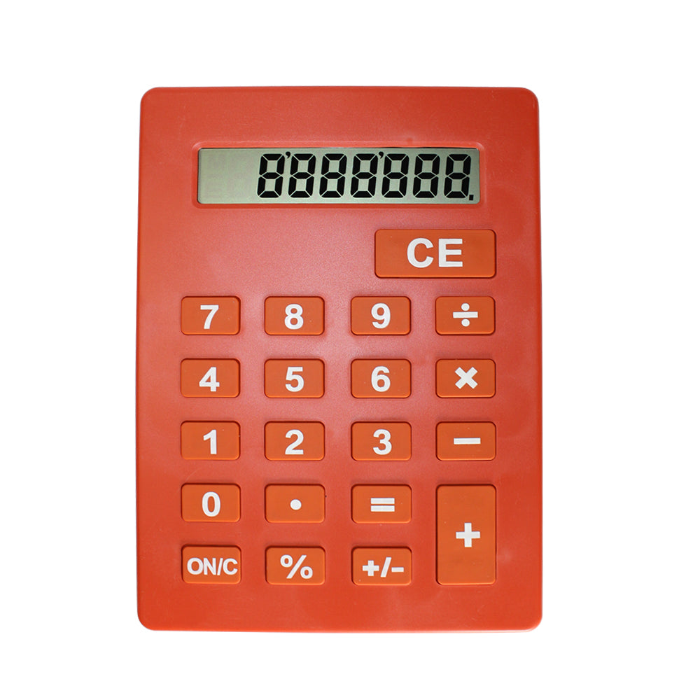 Jumbo Calculator Large Size Display Orange