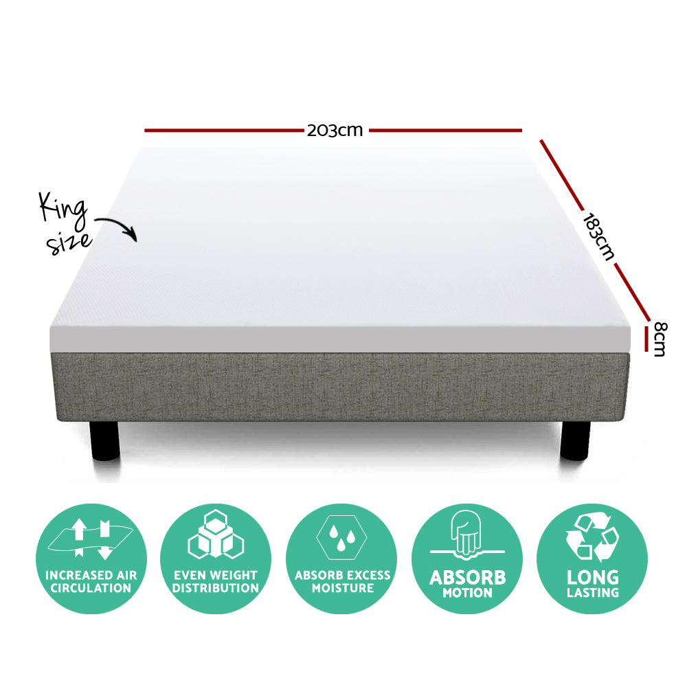 Giselle Bedding King Size Dual Layer Cool Gel Memory Foam