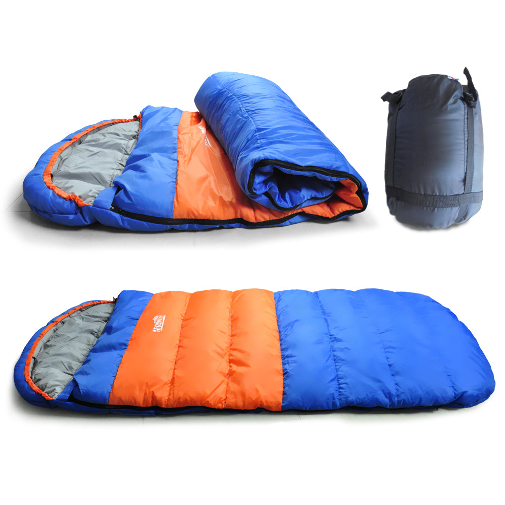 Camping Sleeping Bag Outdoor Thermal Hiking Tent King Size 220x100cm