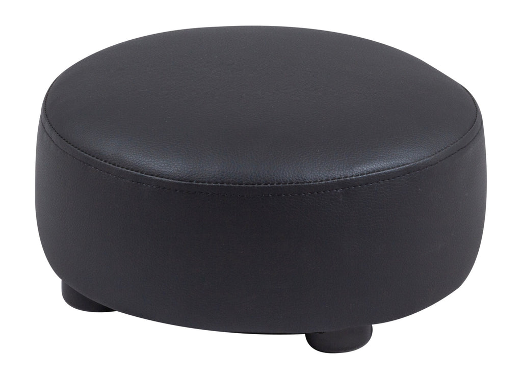 Kids Rocking Chair & Ottoman - Black