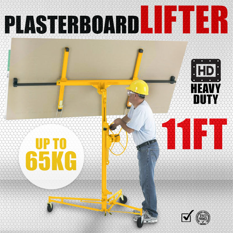 11ft Plaster Drywall Board Sheet Panel Hoist Lifter