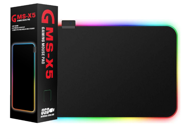 GMS-X5 Gaming RGB Mousepad 14 Lighting Modes RGB Non-Slip Rubber Keyboard Mat - Store Zone-Online Shopping Store Melbourne Australia