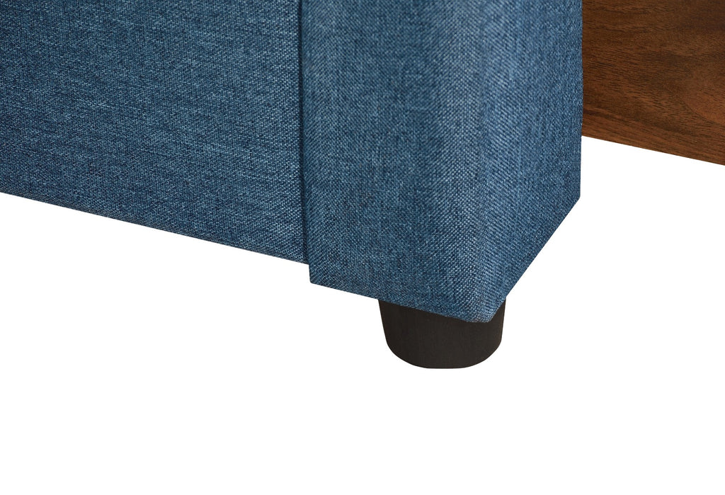 Eleanor Bedframe Queen size Light Blue
