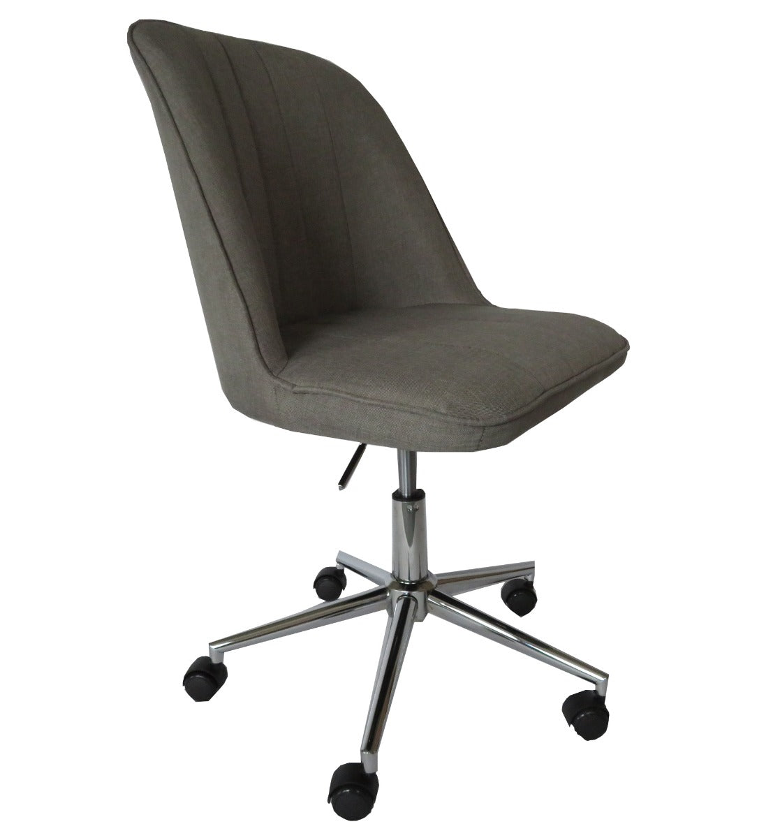 Bergen Dark grey fabric gas lift home office chair