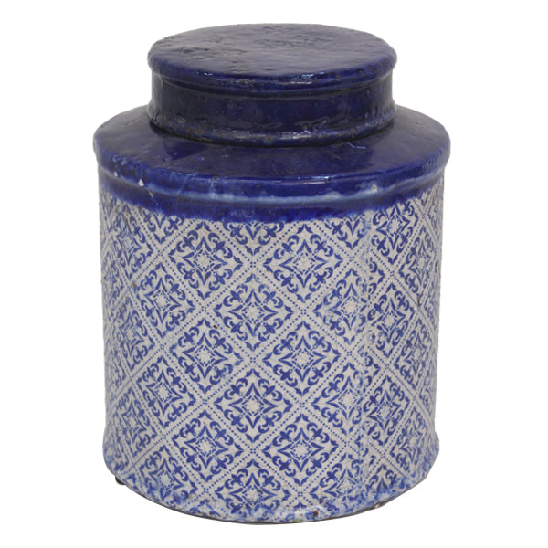 Mosaic Lidded Jar Large