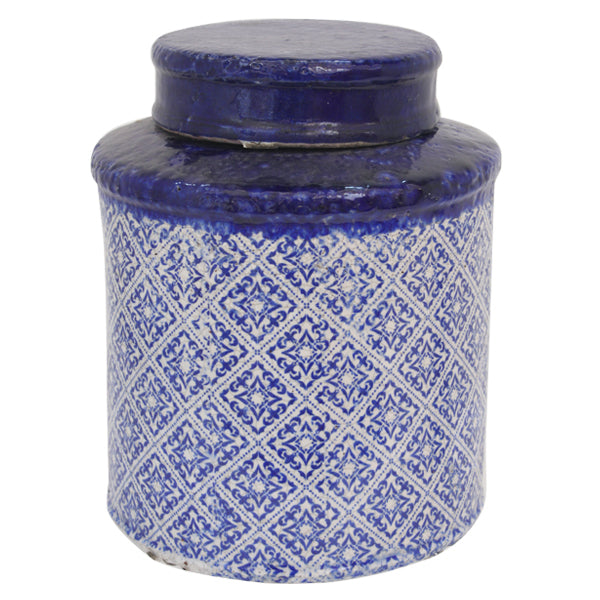 Mosaic Lidded Jar Medium