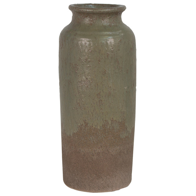 Antique Green Milk Jug Vase