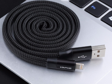 Awei CL-11 Case-Hardened Knitting Fast Charge Data Cable Lightning Iphone - Store Zone-Online Shopping Store Melbourne Australia