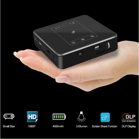 DLP Led Projector Touch Pad Mini Portable - Store Zone-Online Shopping Store Melbourne Australia