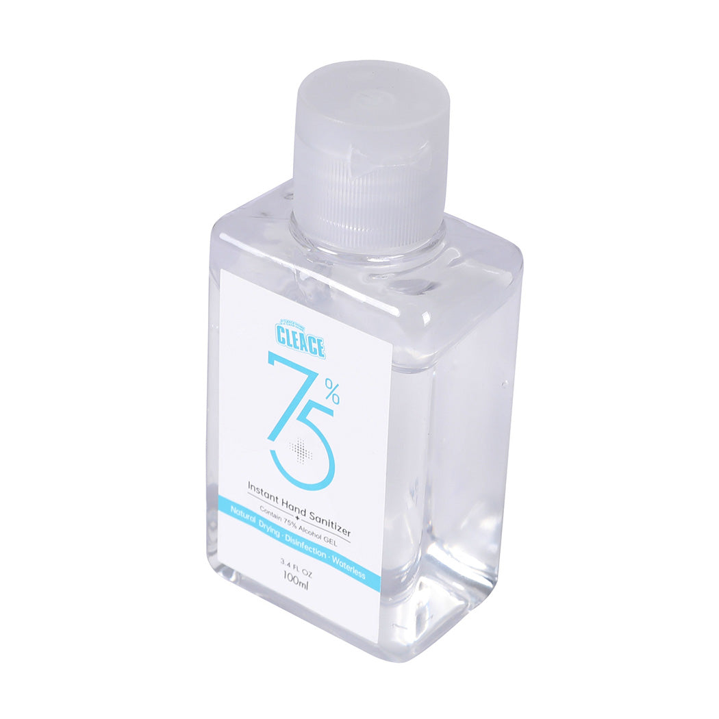 Cleace 1x Hand Sanitiser Sanitizer Instant Gel Wash 75% Alcohol 100ML