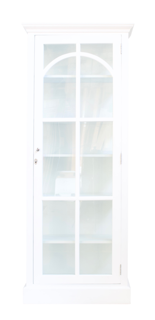 St Germaine Display Case White (reclaimed timber hand painted - available to view in our showroom)