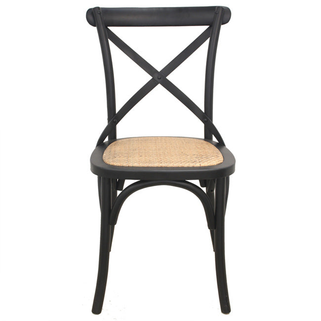 Crossback Dining Chair Black