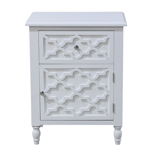 Daintree Bedside or Side Table White