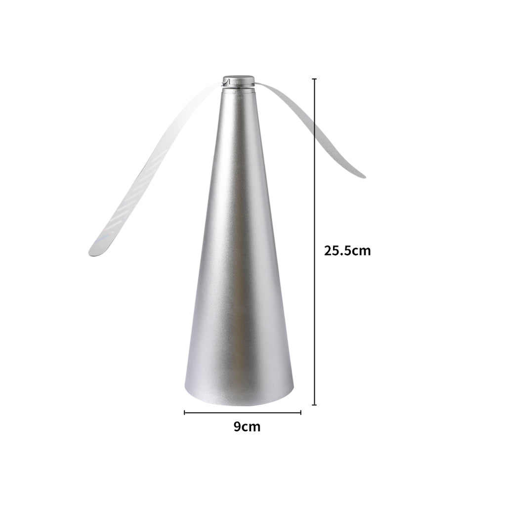Fly Free Entertaining Chemical Free Fly Repellent Fly Fan Indoor Outdoor Home Silver