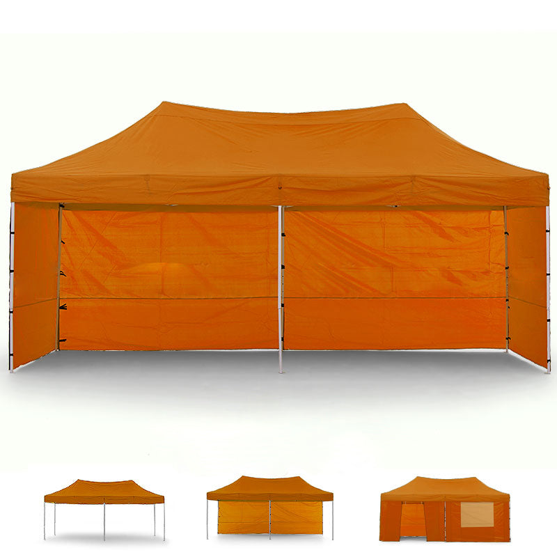 Gazebo Tent Marquee 3x6m PopUp Outdoor Wallaroo Orange