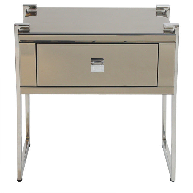 New York Mirrored Bedside