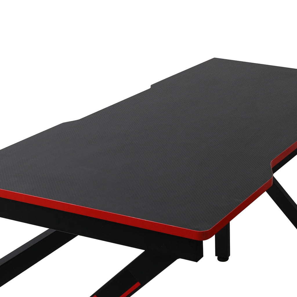 Gaming Chair Desk Computer Gear Set Racing Desk Office Laptop Chair Study Home K shaped Desk Red Chair