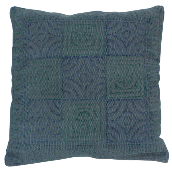 Blue & Green Inca Cushion