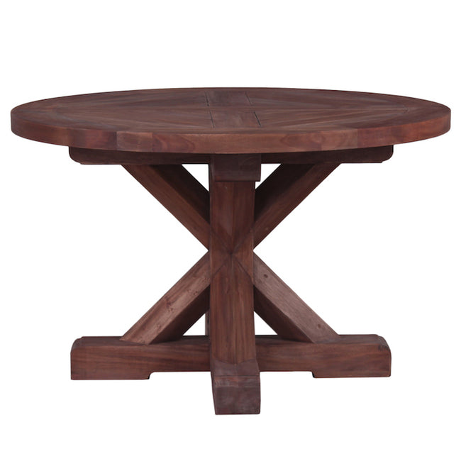Country Cottage Trestle Round Dining Table