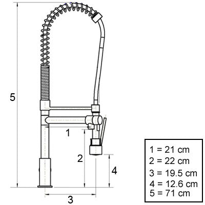 Basin Mixer Tap Faucet w/Extend -Kitchen Laundry Sink