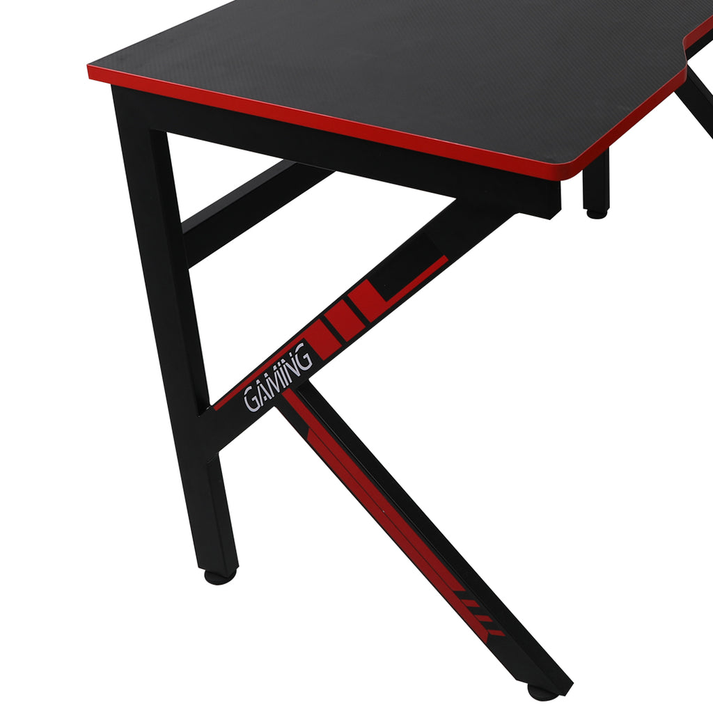 Gaming Chair Desk Computer Gear Set Racing Desk Office Laptop Chair Study Home K shaped Desk Red Chair