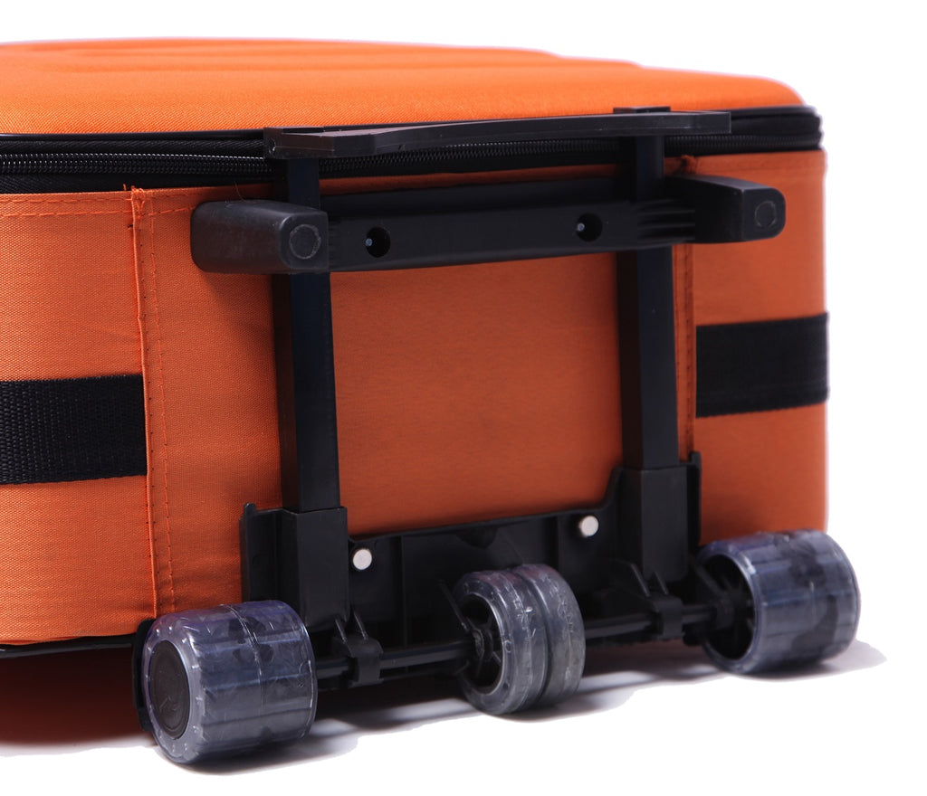5pc Suitcase Trolley Travel Bag Luggage Set ORANGE