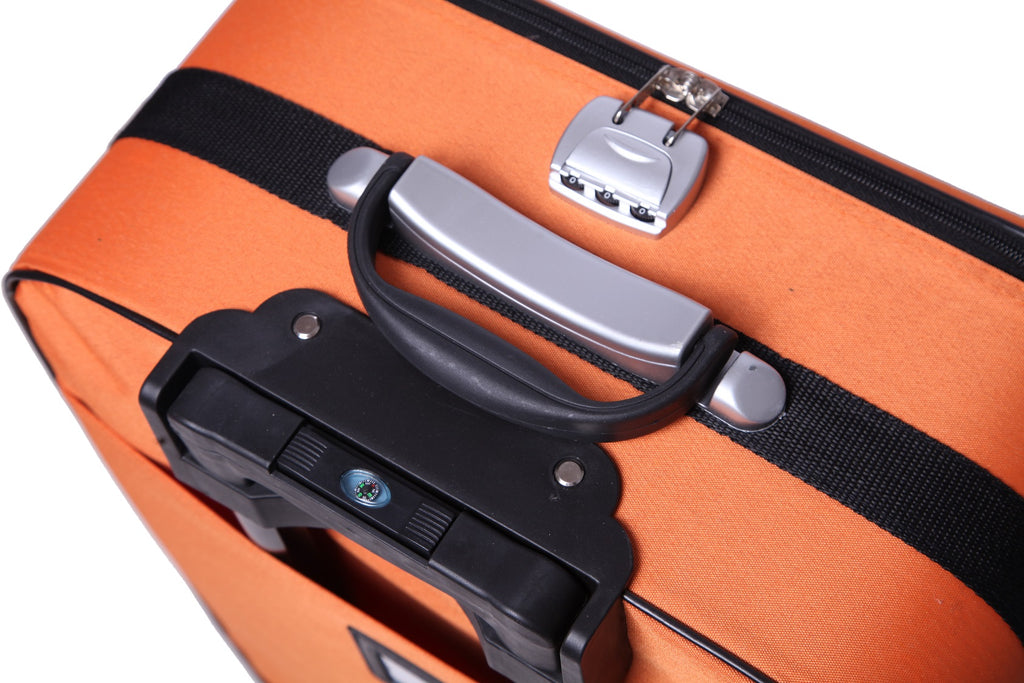 5pc Suitcase Trolley Travel Bag Luggage Set ORANGE