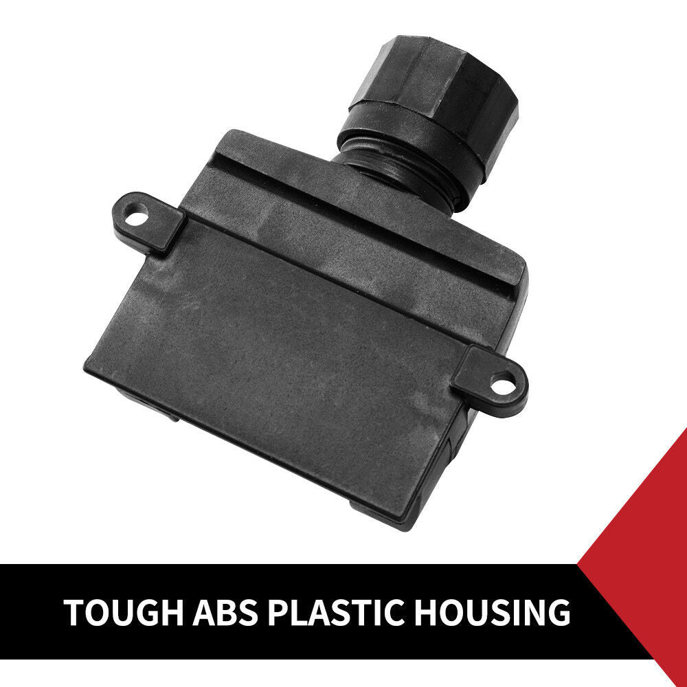 7 PIN FLAT MALE PLUG TRAILER ADAPTOR CONNECTOR