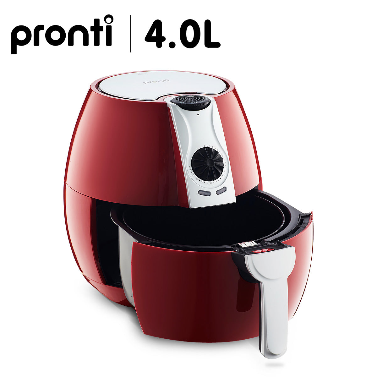 Pronti Air Fryer Cooker 4.0L HF-989 - Red