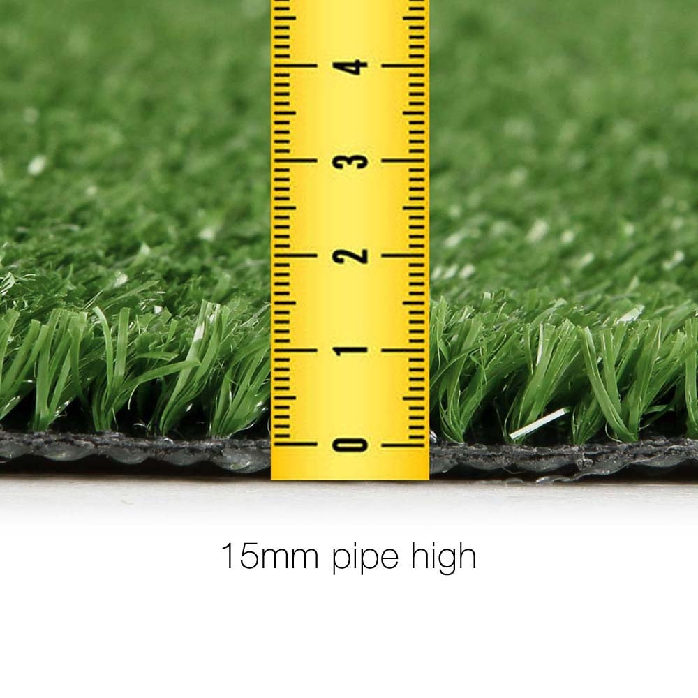 Primeturf Artificial Synthetic Grass 1 x 10m 15mm - Olive Green