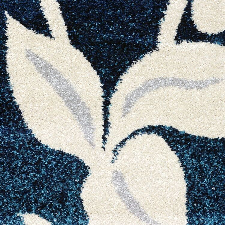 USA STYLE FLOWER PRINT BLUE RUG AREA - Store Zone-Online Shopping Store Melbourne Australia
