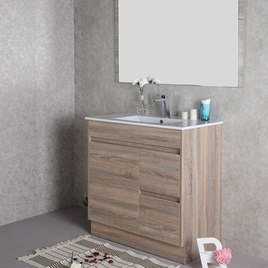 Grace Finger Pull Bathroom Toilet Vanity Basin Storage Cabinet 900mm