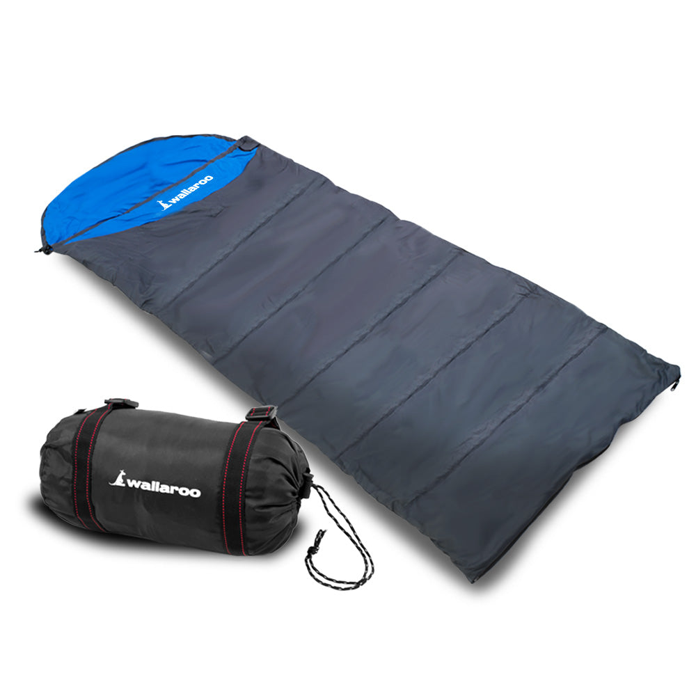 Wallaroo Camping Micro Sleeping Bag Compact Thermal Hiking - Left Zip