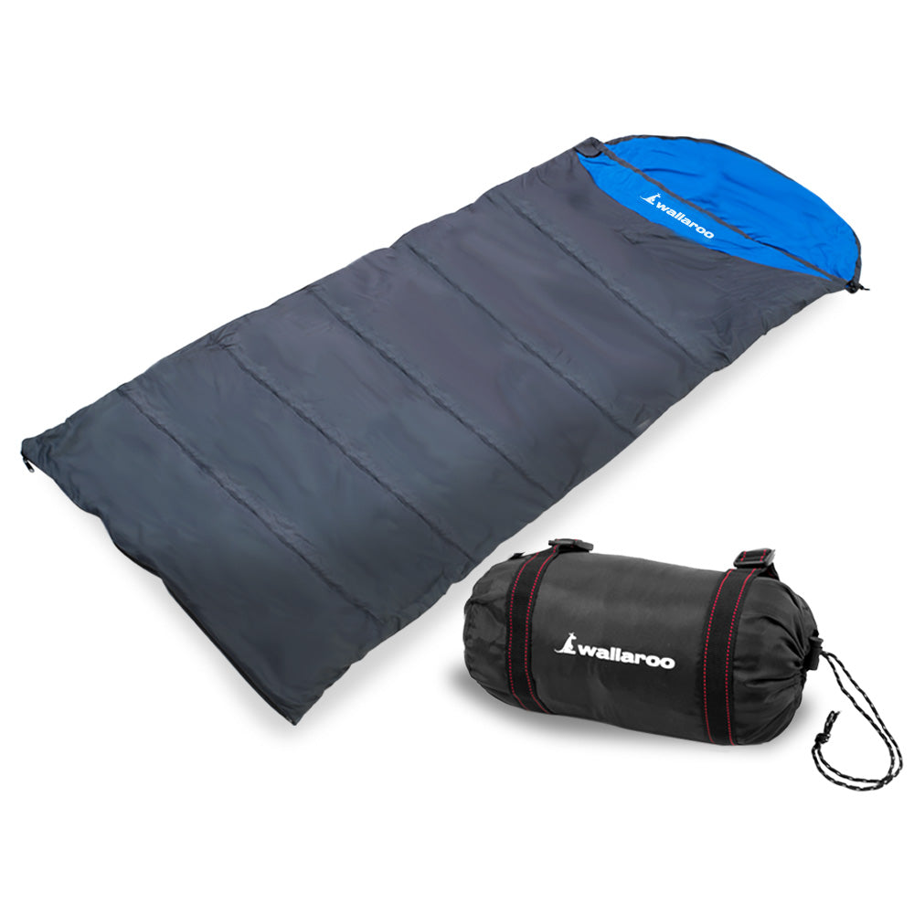 Wallaroo Camping Micro Sleeping Bag Thermal Hiking - Right Zipper