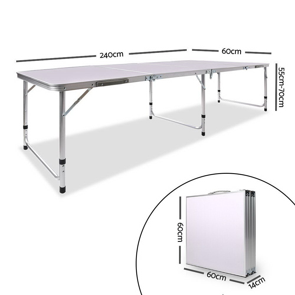 Portable Folding Camping Table 240cm