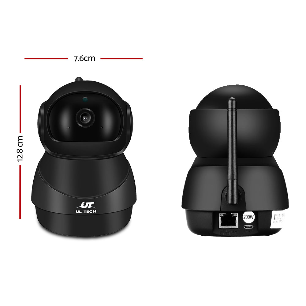 UL-TECH 1080P Wireless IP Camera CCTV Security System Baby Monitor Black