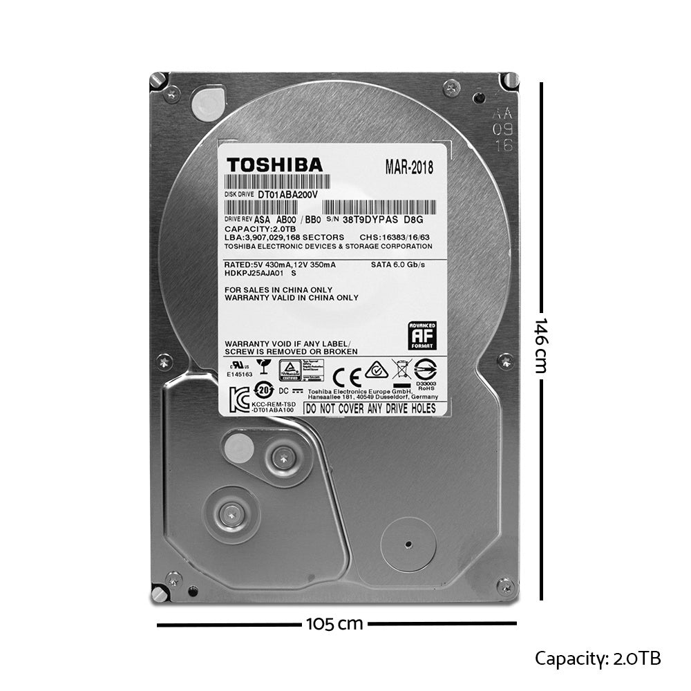 UL Tech 2TB Internal Hard Disk Drive