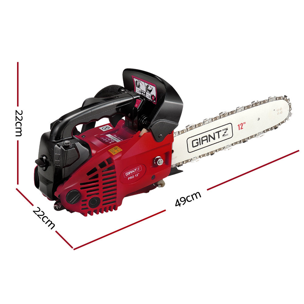 Giantz 25CC Commercial Petrol Chainsaw - Orange & Black