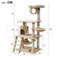 [Brown]PawZ 2.1M Cat Scratching Tree Gym House - Store Zone-Online Shopping Store Melbourne Australia