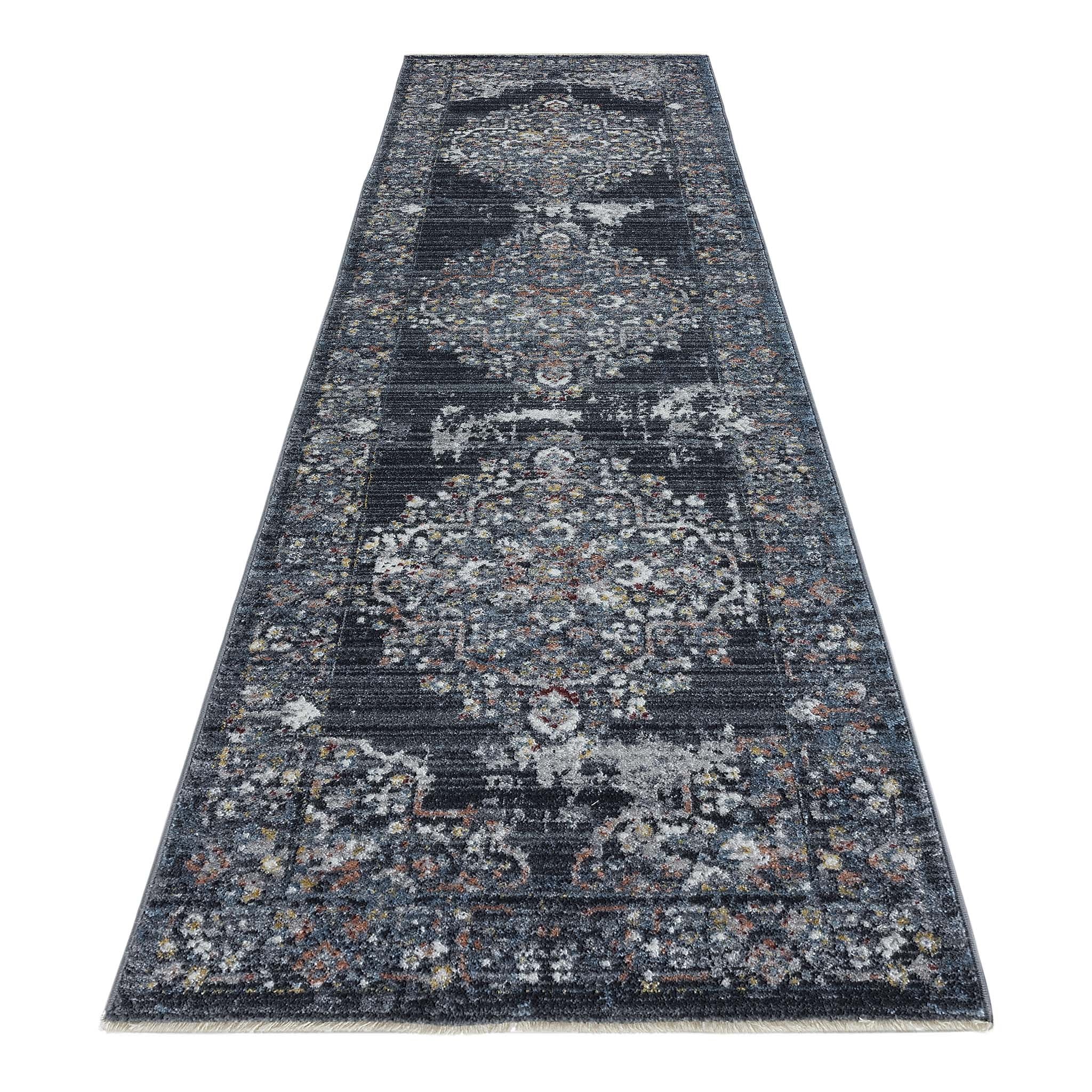 Dusk 2839 Dk Grey Hallway Runner