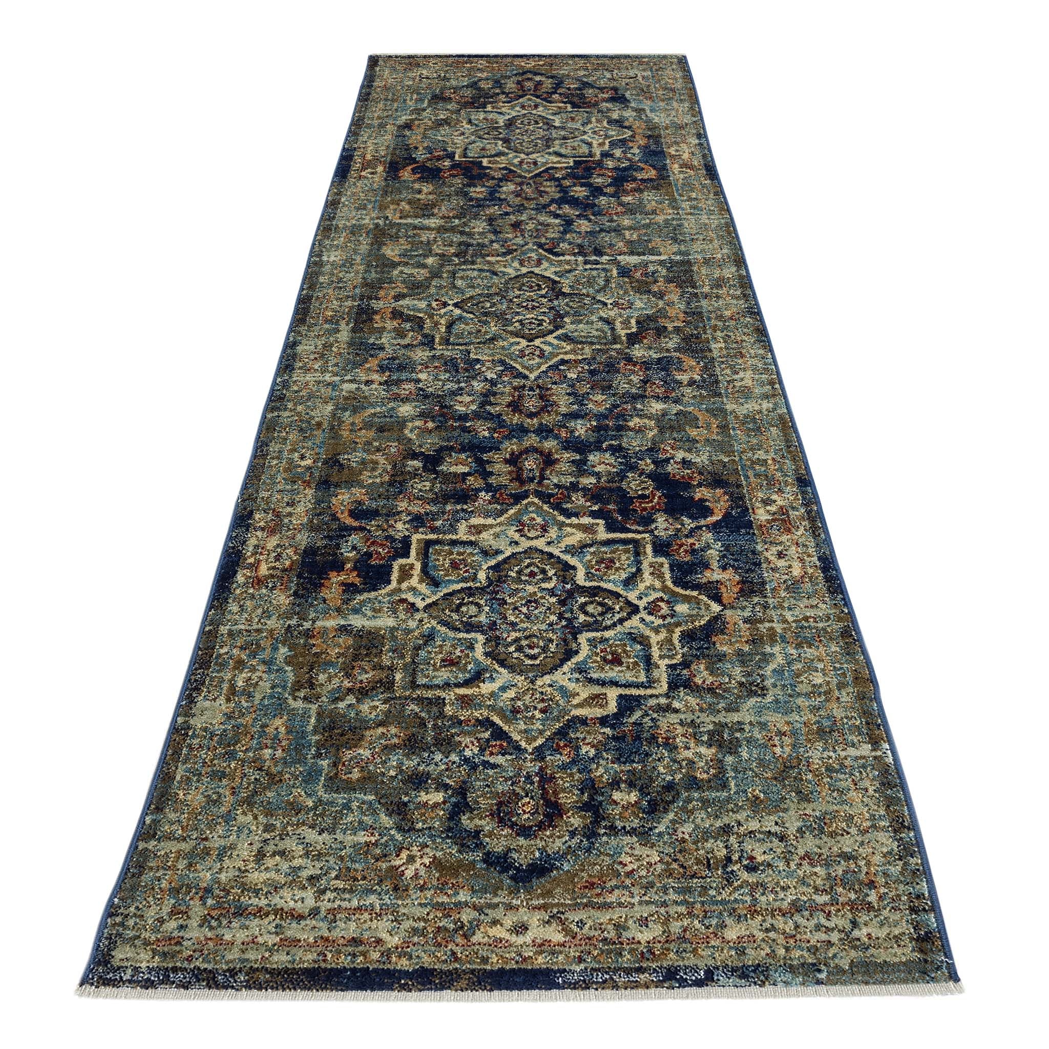 Dusk 3089 Navy Hallway Runner