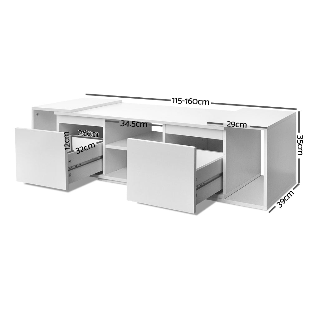 Artiss TV Entertainment Cabinet - White