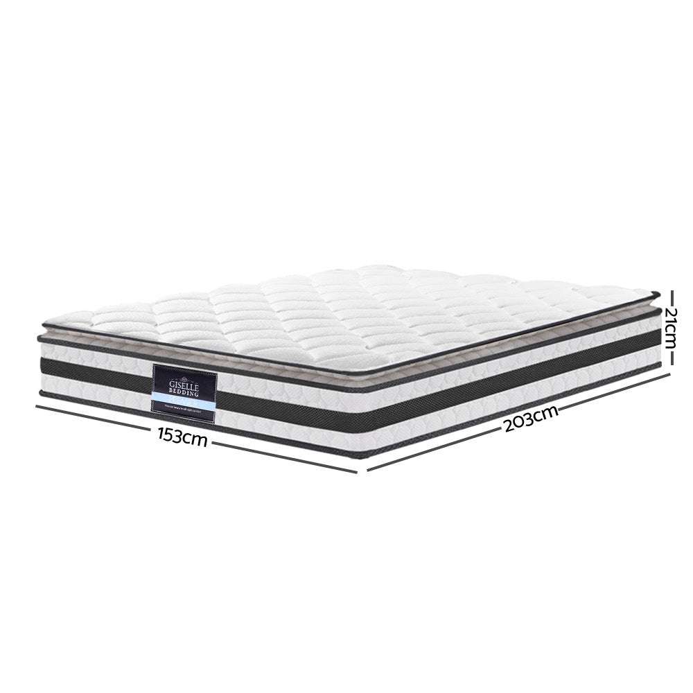 Giselle Bedding Queen Size Pillow Top Foam Mattress