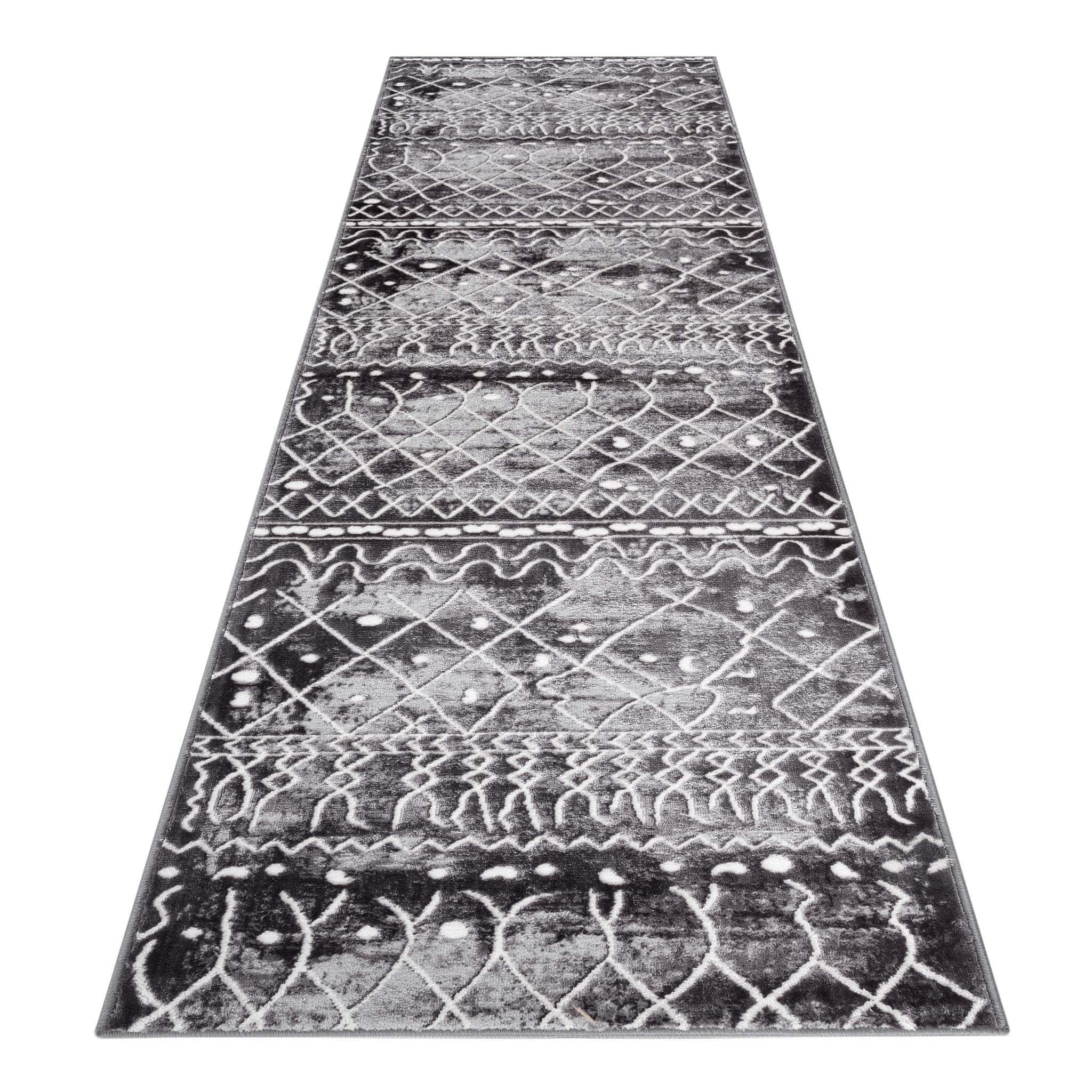 Opera 2825 Dk Grey Hallway Runner