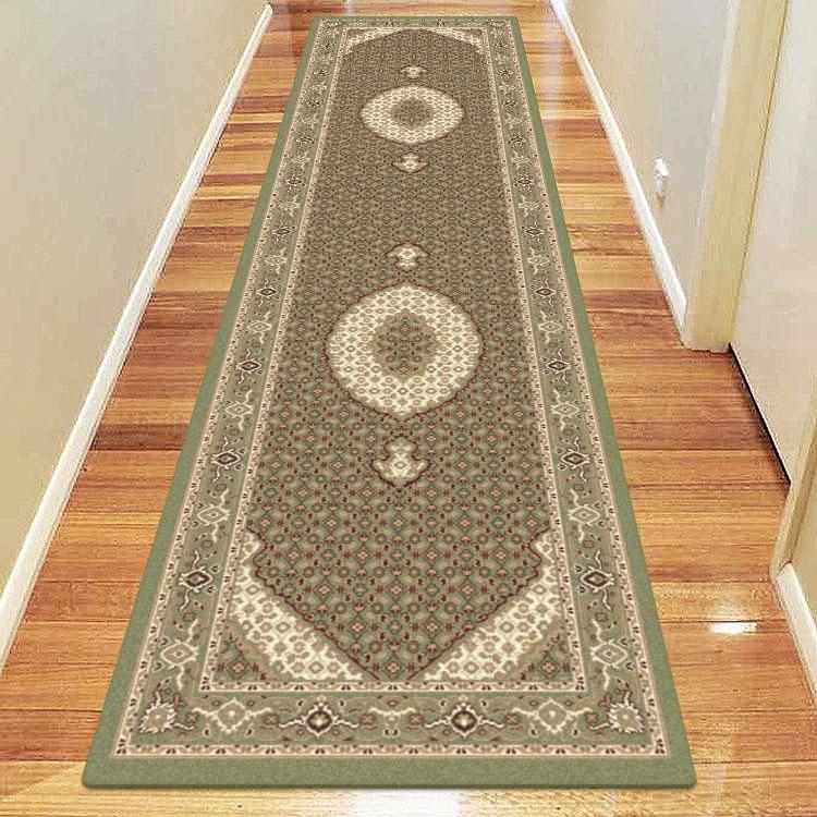 Palace 7650 Green Hallway Runner