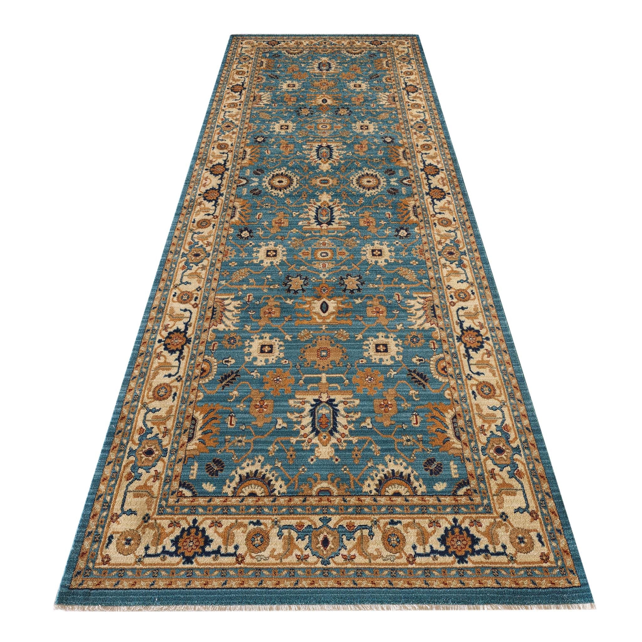 Persian 1260 Blue Hallway Runner