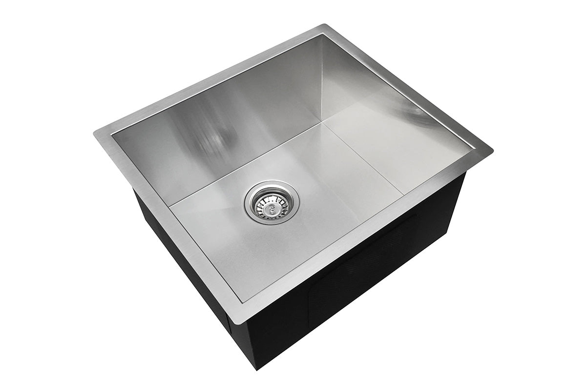 304 Stainless Steel Undermount Topmount Kitchen Laundry Sink - 440 x 440mm