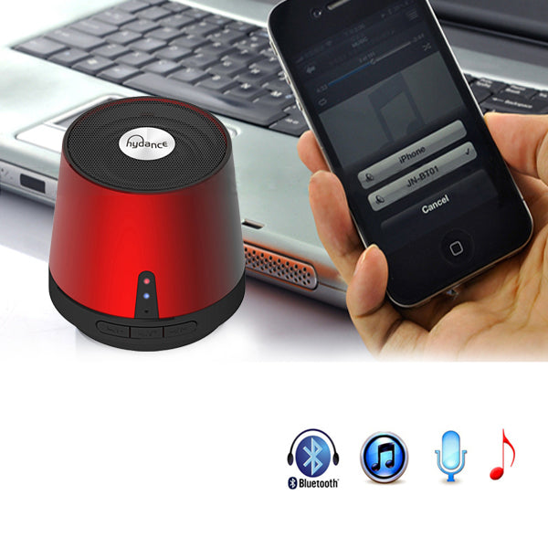HYDANCE MAXI SOUND MP3 Player with Mini Bluetooth Speaker & Power Bank - RED