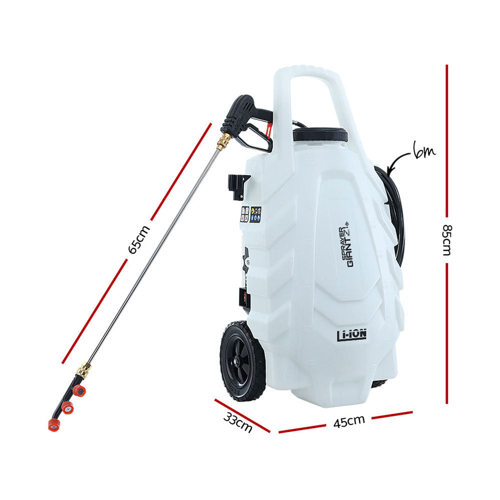 Giantz Weed Sprayer Multifunction Trolley Fertilizing Watering 30L