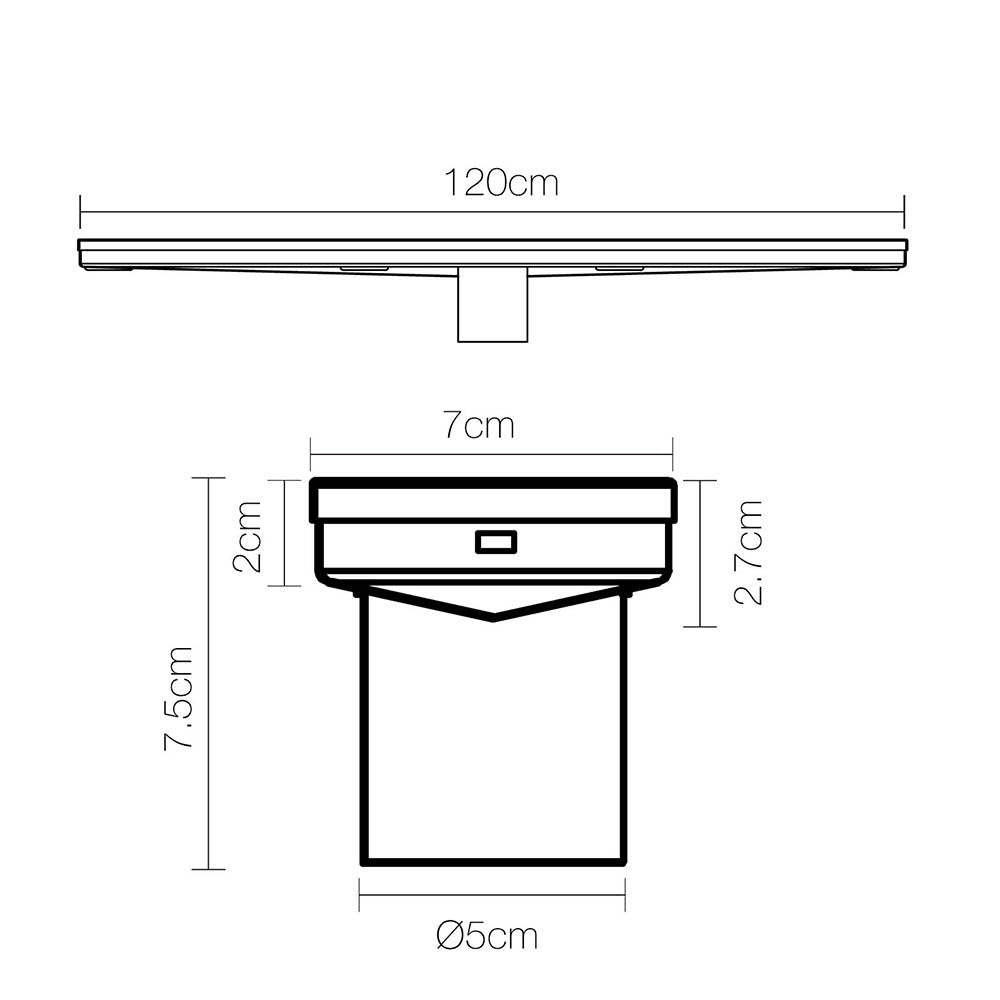 Cefito 1200mm Stainless Steel Insert Shower Grate